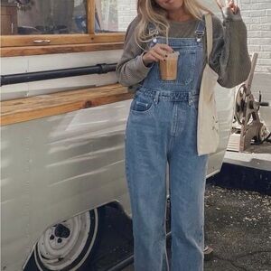 Women's Blue Denim Overalls